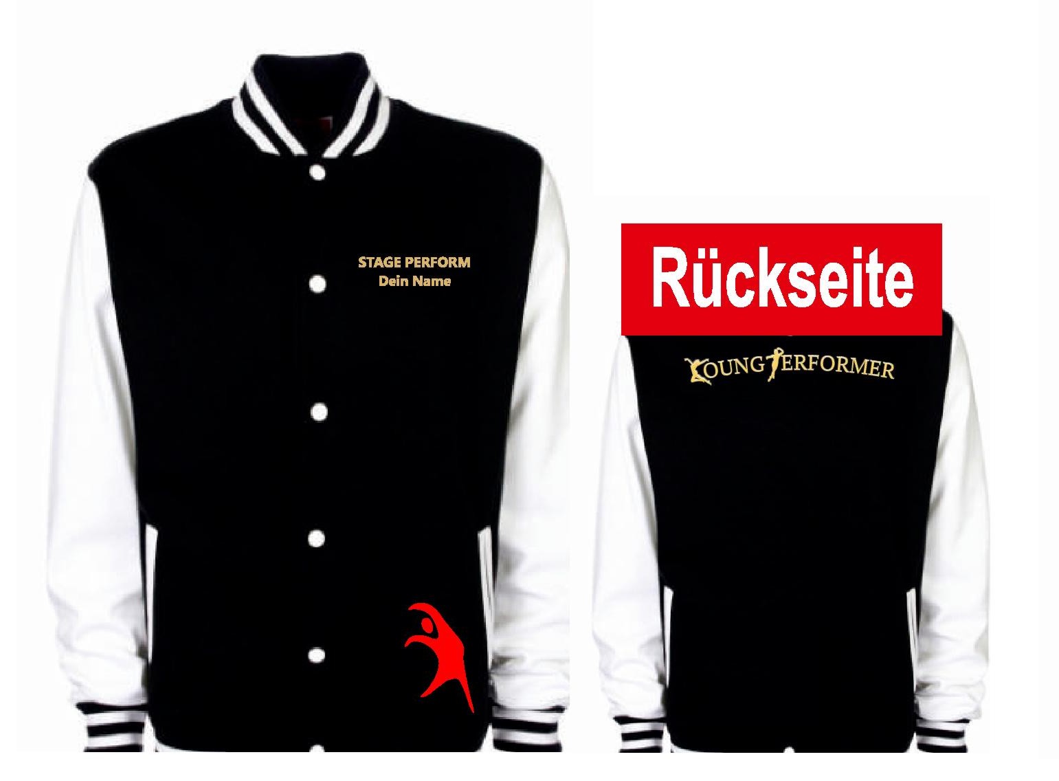 Sommerjacke Young Performer mit Name