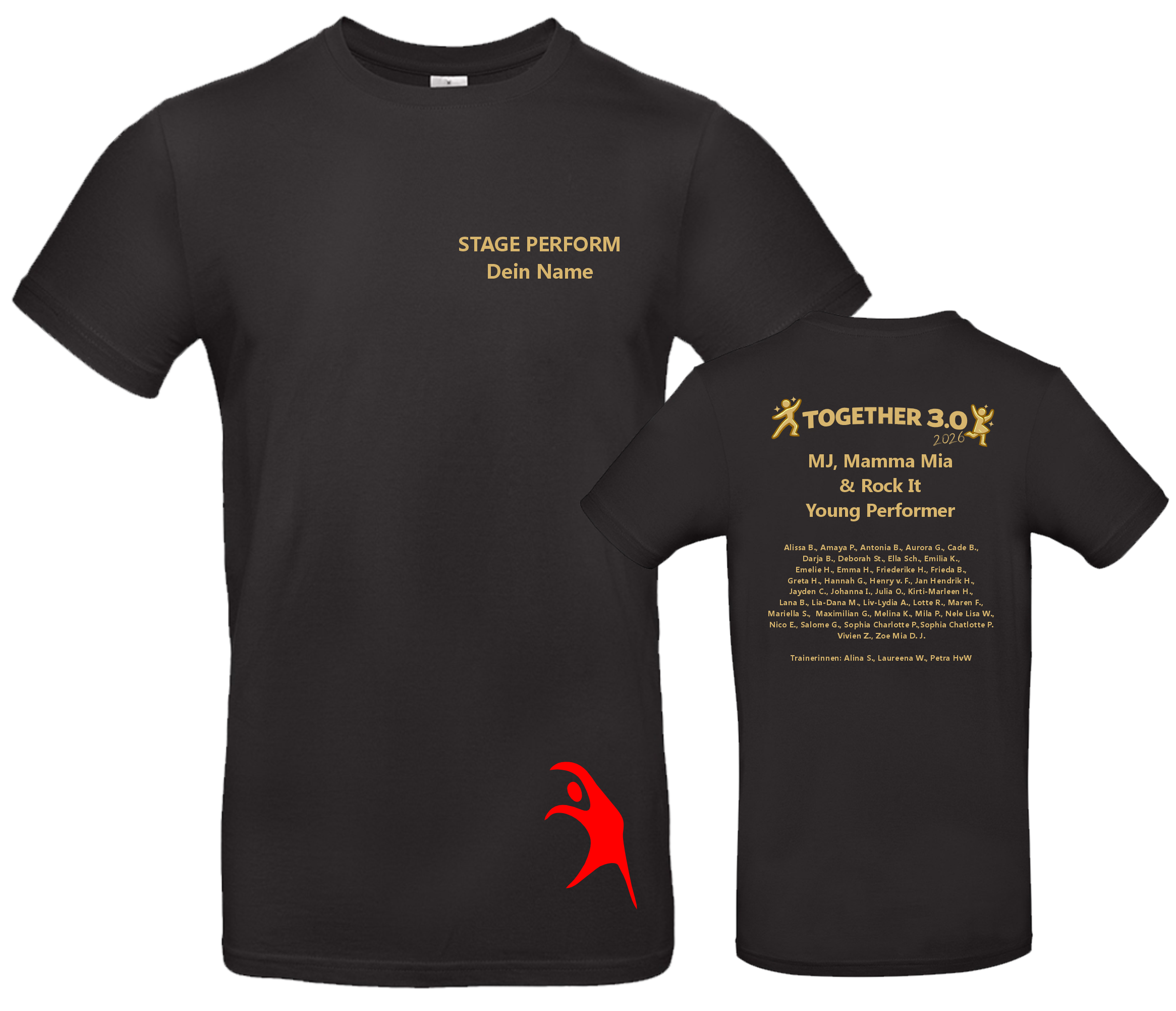 T-Shirt Together 3.0 / 2026 - MJ, Mamma Mia & Rock It